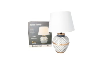 White Table Lamp 40cm - default