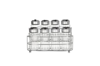 8 Seasoning Bottle Set With Stand 100ml