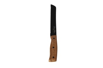 Black Stainless Steel Bread Knife 32.9cm