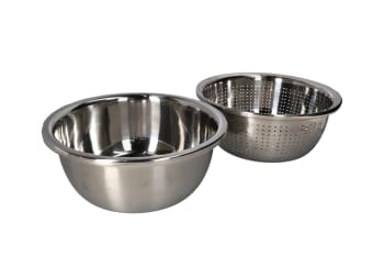 Drain Colander &amp; Basin Set 2pcs 30cm
