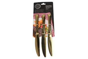 Gold Butter Knife 3Pcs 23.2cm