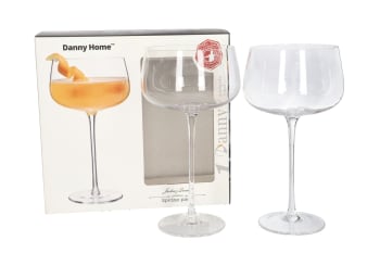 Clear Spritzer Party Glasses 2PCS 