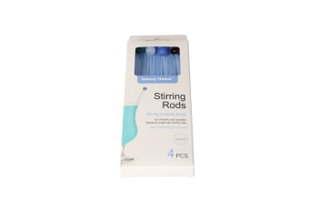 Glass Stirring Cocktail Rods 4pcs - default
