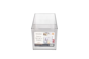 Pantry Organizer &amp; Storage Bin with 2 Dividers 15cm