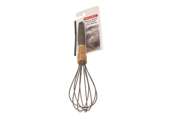 Beech Wood Silicone Egg Whisk 31.7cm - default