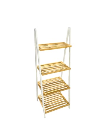 4 Tier Bamboo Storage Rack 40cm