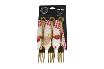 Gold Fork 6Pcs 21.3cm