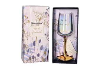 Special Friend Themed Wine Glass 21cm