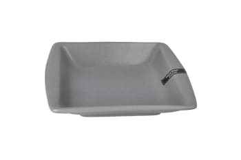 Grey Square Deep Plate 20cm - default