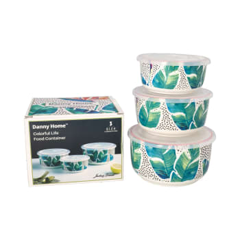 Quality Porcelain Food Container Set 3pcs