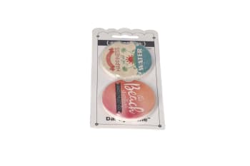 Absorbent Car Coaster 6.5cm 2pcs - default