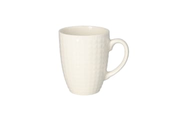 White Checkerboard Mug 10.4cm