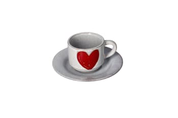 Tea Cup &amp; Saucer 12pcs 80ml - default