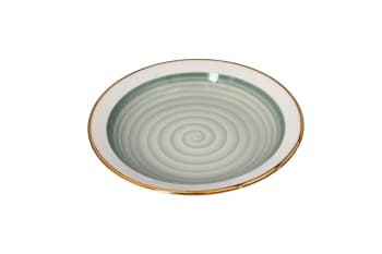 Circular Striped Pasta Bowl 22cm