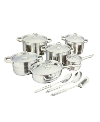 Stainless Steel Cookware Set 15pcs