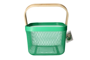 Mesh Stainless Steel Storage Basket 24cm  - default