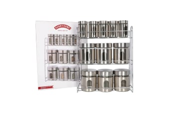 Seasoning Bottle Set with Stand 12pcs - default