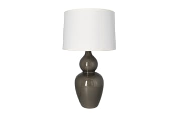 Dark Grey Table Lamp 48cm