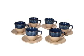  Expresso Cups &amp; Saucer 12pcs 100ml - default