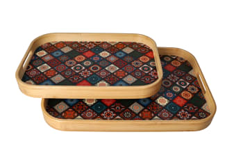 Bamboo Rectangular Serving Tray 39.2cm  - default