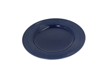 Navy Striped Side Plate 21.7cm