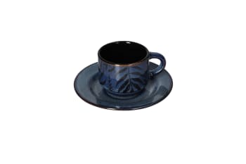 Ceramic Tea Cup &amp; Saucer 12pcs 80ml