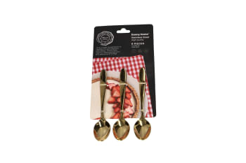 Gold Tea Spoon 6Pcs 13.9cm