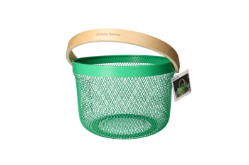 Mesh Stainless Steel Storage Basket 26cm  - default