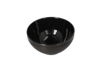 Black Lined Dessert Bowl 16cm - default