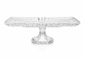 Glass Pedestal Cake Stand 37.8cm