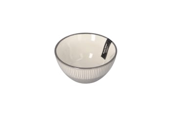 Grey &amp; White Sauce Bowl 10.2cm