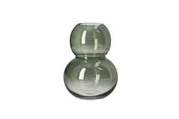 Glass Plant Vase 18cm 