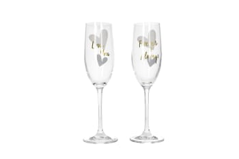 Special Champagne Glasses 2pcs 23.5cm