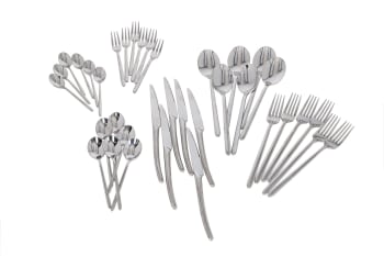 Silver Dinner Fork Set 6pcs 20.5cm