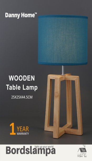 Wooden Table Lamp 44.5cm