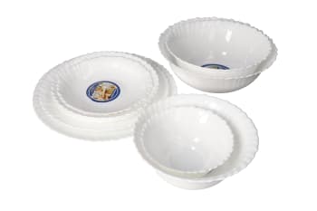 White Salad Bowl 22cm - default
