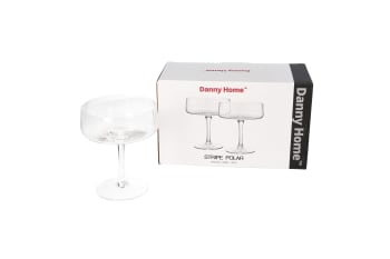 Gin Saucer Glasses 2pcs 12cm  - default