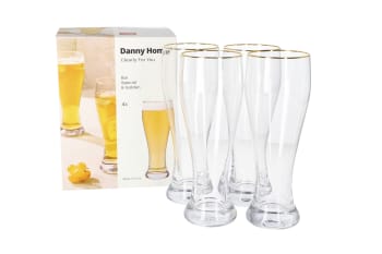  Beer Glasses 4Pcs 600ml