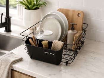 Dish Rack with Utensil Holder 36cm