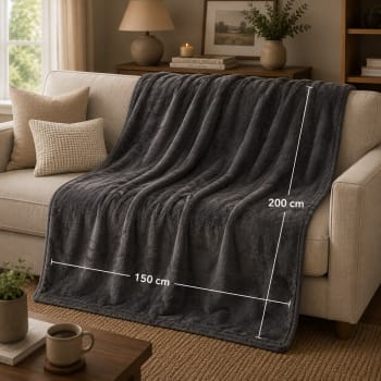 Super Soft Plush Throw Blanket