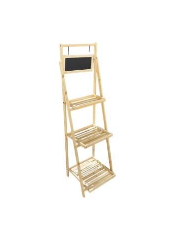  3 Tier Bamboo Flower Rack 35.9cm - default