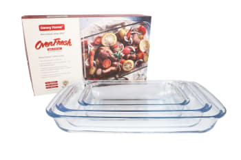 Borosilicate Baking Pans 3pcs