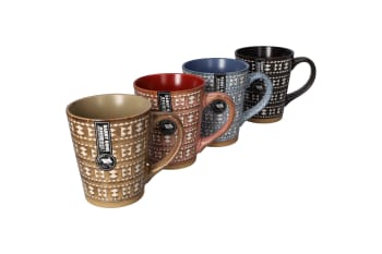 Tribal Coffee Mug 4pcs 12.5cm - default