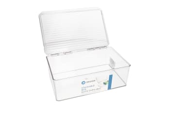 Clear Storage Box with Lid 27.4cm - default
