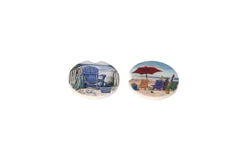 Absorbent Car Coaster 6.5cm 2pcs