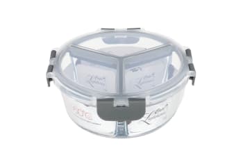 Clear Square Borosilicate Fresh Keeping Lunch Box 18cm - default