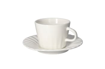 Espresso Cup &amp; Saucer Set 12pcs 250ml  - default