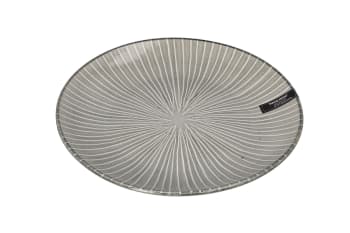 Embossed Glaze Dinner Plate 27cm - default