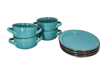 Ceramic Serving Platter &amp; Bowl Set 8pcs