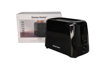 Black Two Slice Toaster 24.8cm